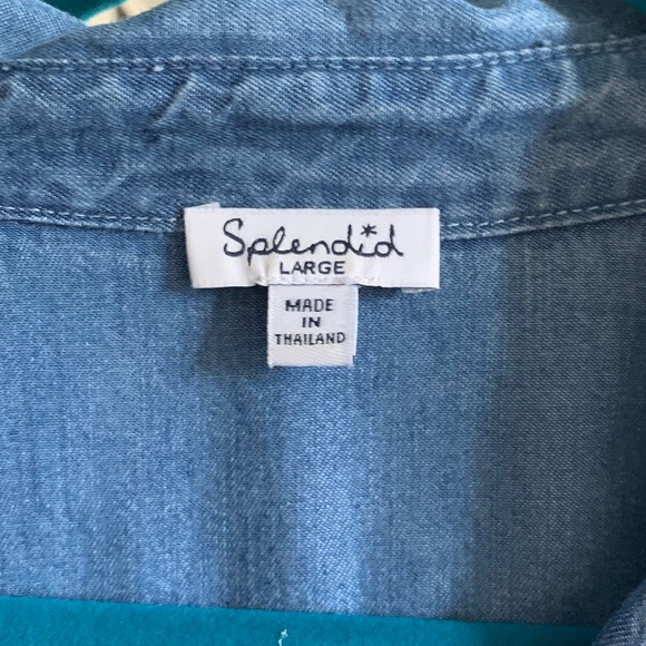 Splendid denim ombré shirt dress - Picture 4 of 4